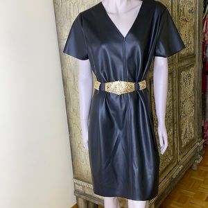 Love & Legend faux leather oversized dress